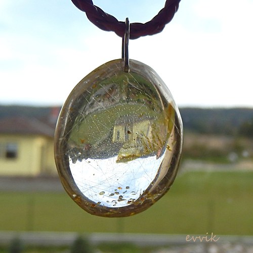 Sagenit - křišťál s rutilem — foto 2