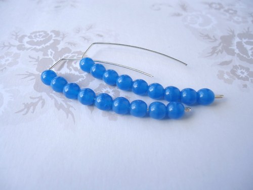 Náušnice "Blue Berries" — foto 2