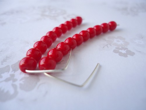 Náušnice "Red Berries" — foto 2