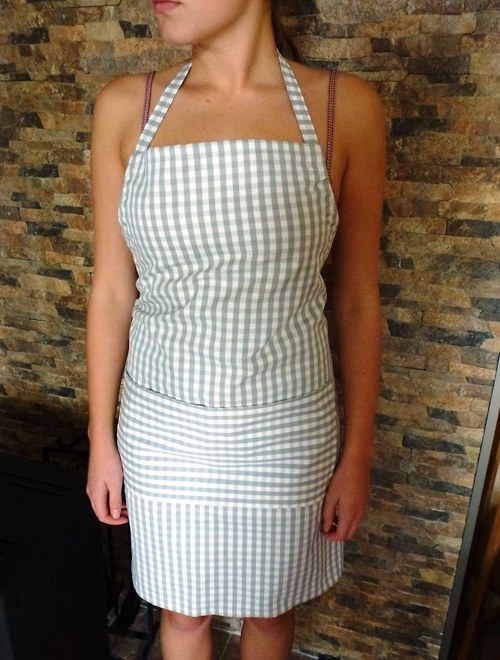 Zástěra kostičková — foto 4