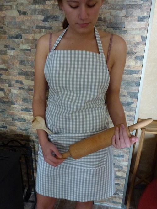Zástěra kostičková — foto 5