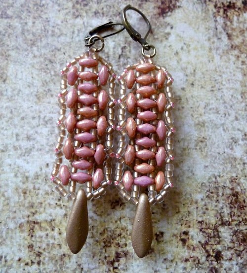 Náušnice Claire Pink — foto 5