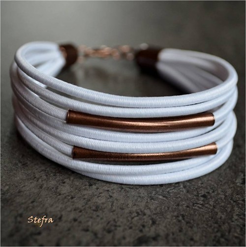 Coppery white - náramek do setu — foto 2