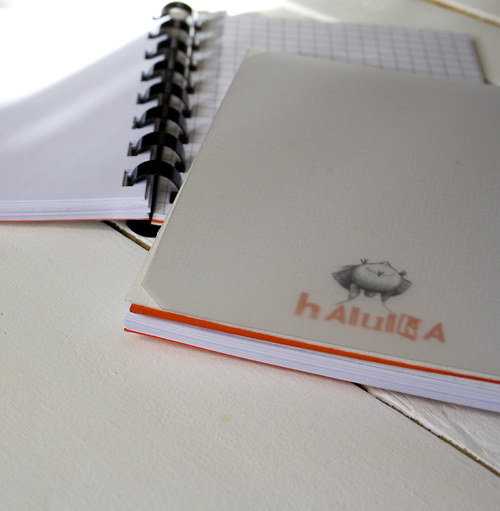 NOTES - 9,5 x 12 cm- Moje . . . sv.črvená. — foto 6