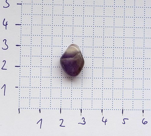 Ametyst chevron - kabošon — foto 2