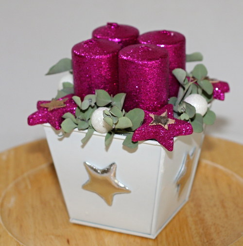 Mini adventní svícen — foto 2