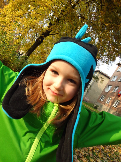Origoška čepička tyrkys-černá — foto 2