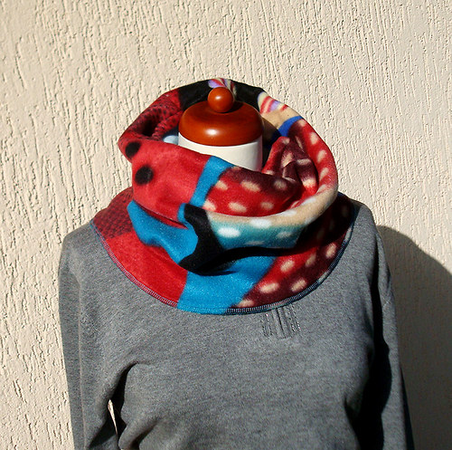 Sukně fleece - áčková s kapsou — foto 6