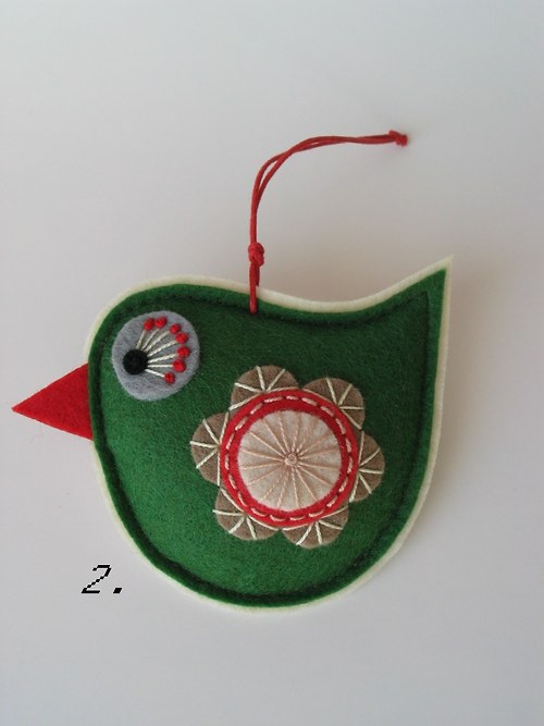 Vánoční dekorace- ptáček — foto 3