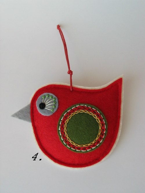 Vánoční dekorace- ptáček — foto 5