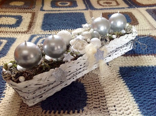 Adventní košíček romantický — foto 3