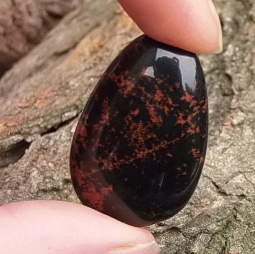 Obsidián mahagonový - placka 131 — foto 2