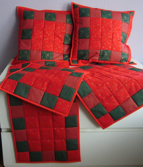 Ubrus - vánoční patchwork — foto 2