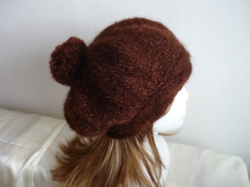 ELEGANTNÍ BARET v tm.hnědé — foto 4