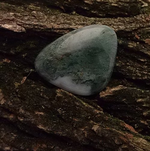 Mechový achát - placička 142 — foto 2