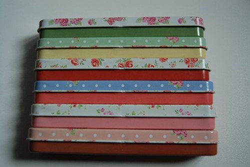 Plechová krabička/penál Shabby Chic — foto 2