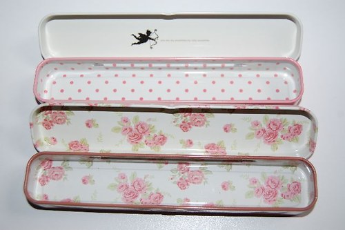 Plechová krabička/penál Shabby Chic — foto 5