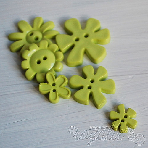 ○ KVĚTINOVÝ MIX SVĚTLE ZELENÝ ○ 6ks — foto 2