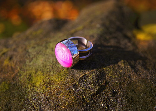 Nerezový prsten.... " Pink " — foto 5
