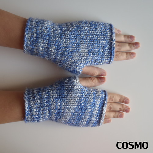 50 % sleva-Basic- modrý melír — foto 2