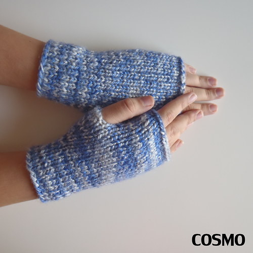 50 % sleva-Basic- modrý melír — foto 3
