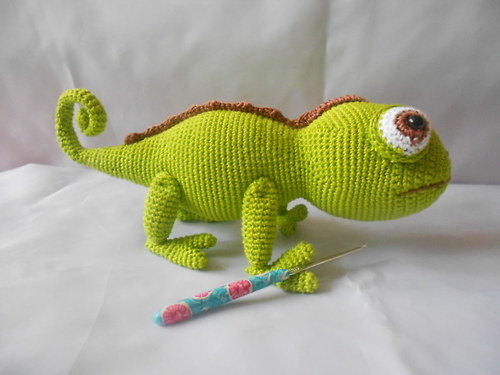 Háčkovaný chameleon — foto 2