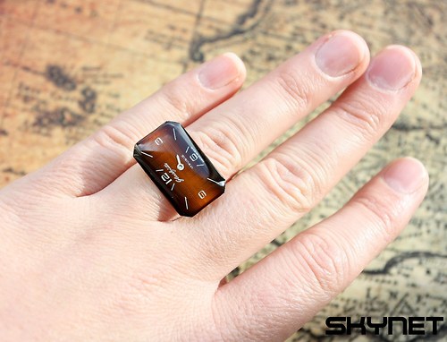 Starý ciferník Glashutte - prsten — foto 2