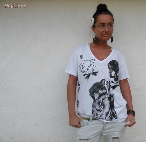 Frenchie rocks .... triko — foto 2