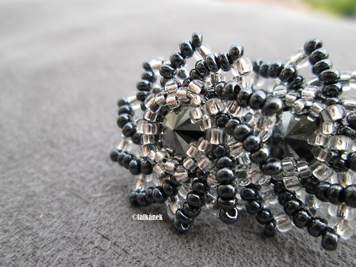 VÝPRODEJ - Fleuretky Jet Hematite — foto 3