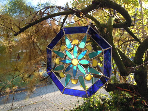 Mandala modrozelená — foto 5