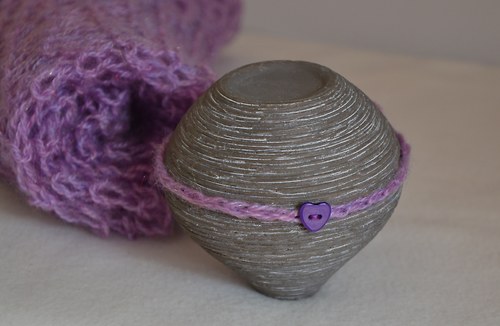 Souprava - wrap, čepička, čelenka "Vřesová" — foto 2
