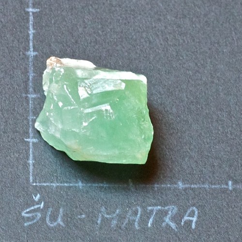 Kalcit zelený- surový — foto 2