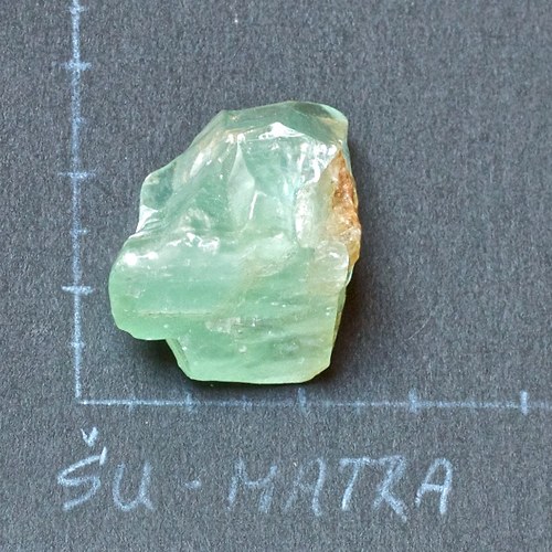 Kalcit zelený- surový — foto 2