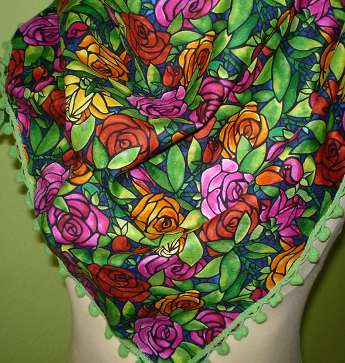 Šátek Rose Vintage — foto 3