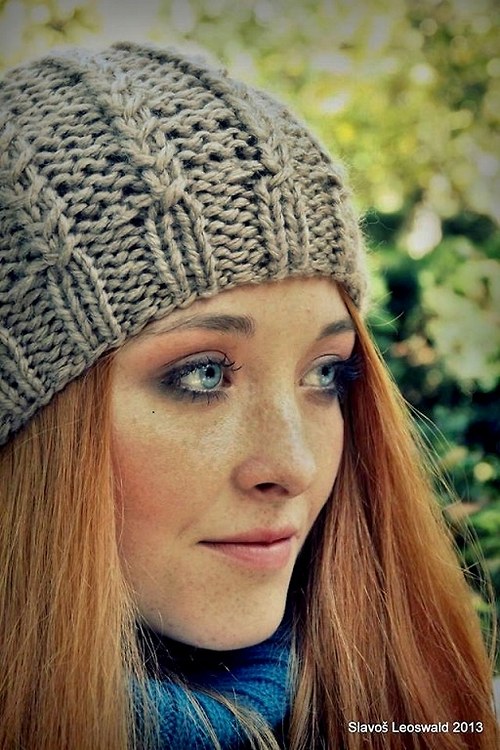 Pletený Baret — foto 2