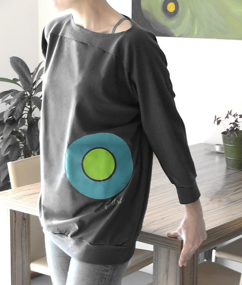 Tunika: kolečko - turquoise&green — foto 3