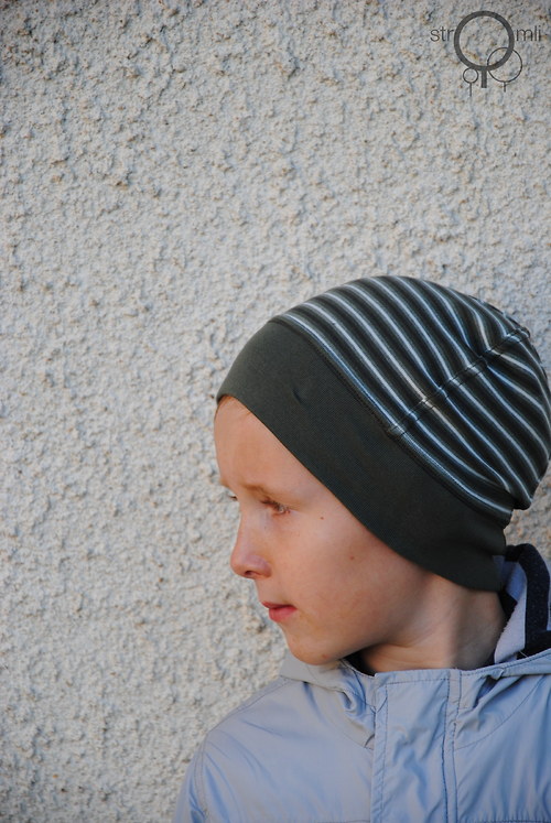 Dětská čepice - khaki vel. 4-9 roky — foto 2