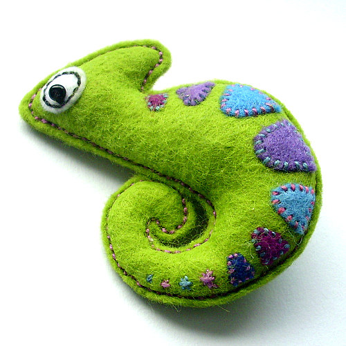 Zelený chameleonek — foto 2