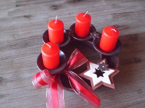 Adventní věnec - s hvězdičkou — foto 3