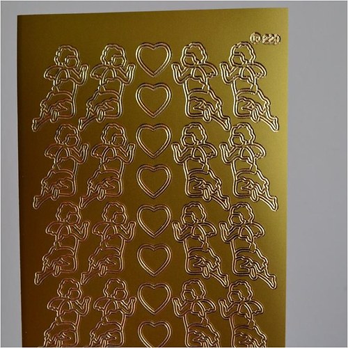 Nálepky (andělíčci) 10x23cm — foto 2