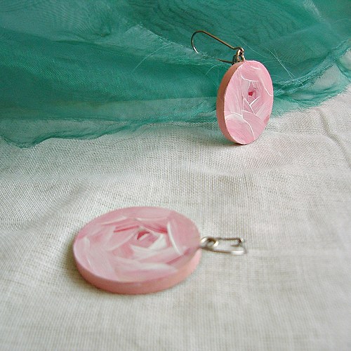 Náušnice "Sweet peony" — foto 3