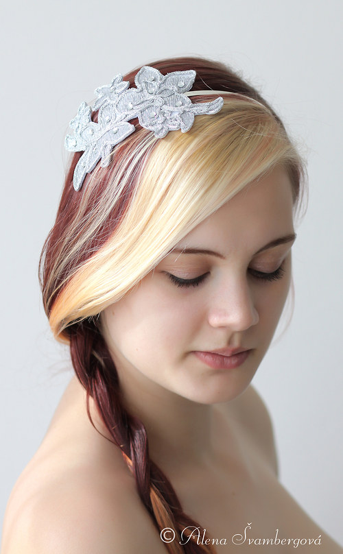 LUXURY WEDDING LACE - Nemo (čelenka) — foto 3