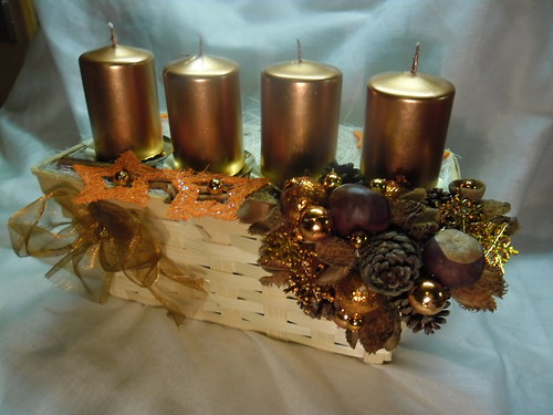 Adventní měděný košík — foto 4