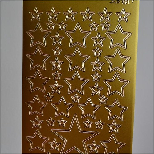 Nálepky (hvězdy) 10x23cm — foto 2