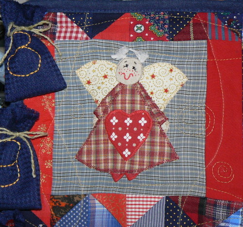 Patchworkový Adventní Kalendář „Andílci“ — foto 2
