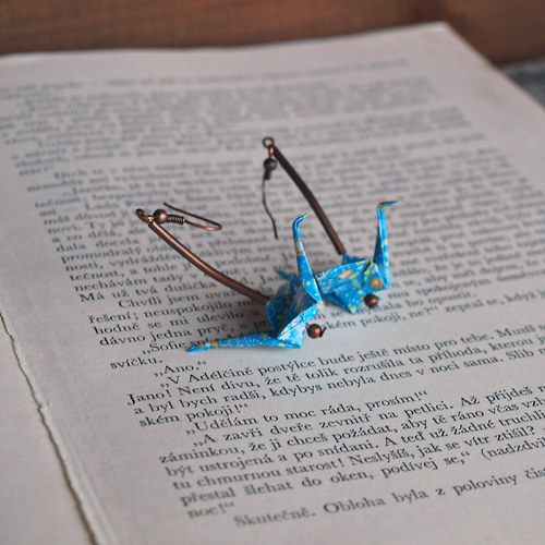 Origami jeřábci.... tyrkysoví — foto 3