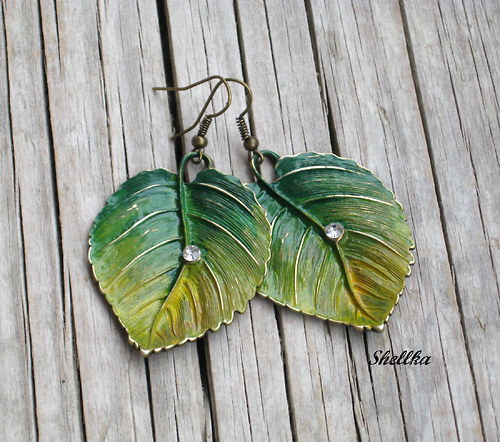 Náušnice ,,AUTUMN LEAVES,, — foto 3