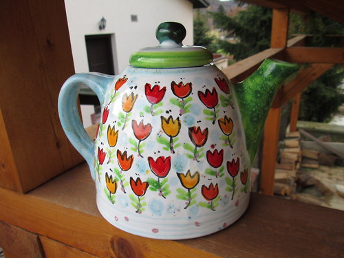 Konvice s tulipánkama..2l — foto 2