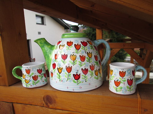 Konvice s tulipánkama..2l — foto 3