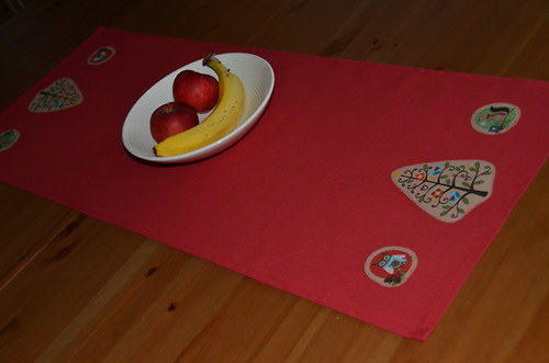 Vánoční běhoun – stromeček (102x41 cm) — foto 3